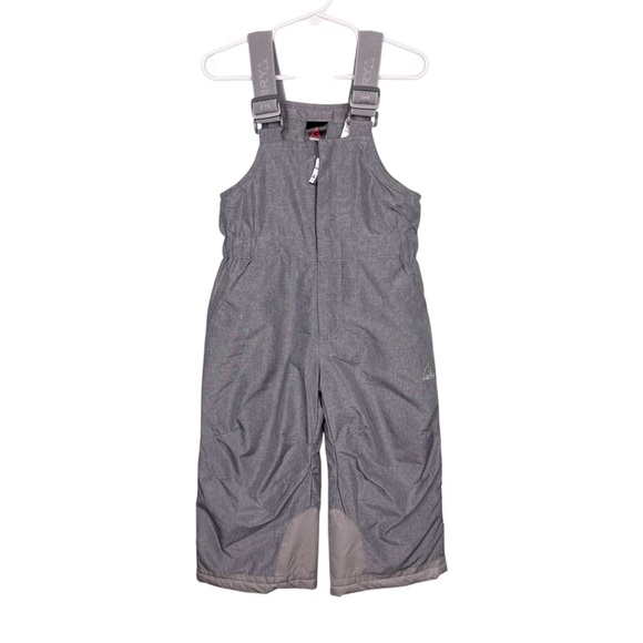 Gerry Unisex Kids 2T Bib Snowpants Gray - Picture 1 of 9